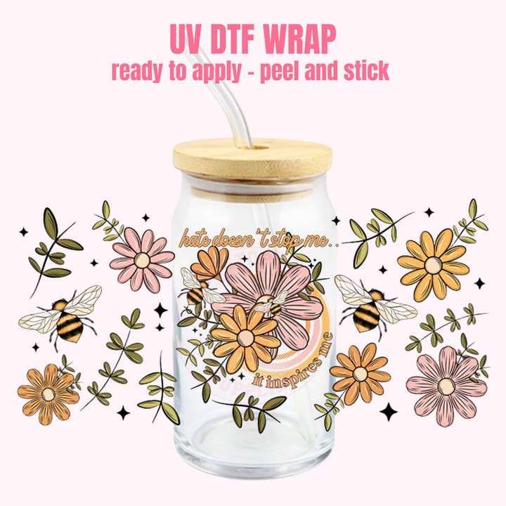 Involucro per tazza UV DTF #078 per la vendita all'ingrosso da parte di One Stop Cups