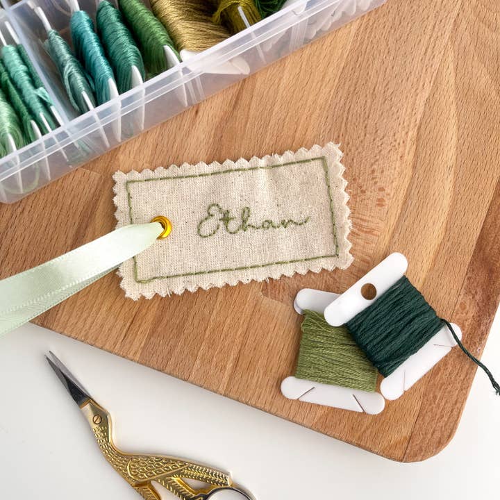 Stitch Ambition - Wholesale Gift Tag - Embroidered Present Tags