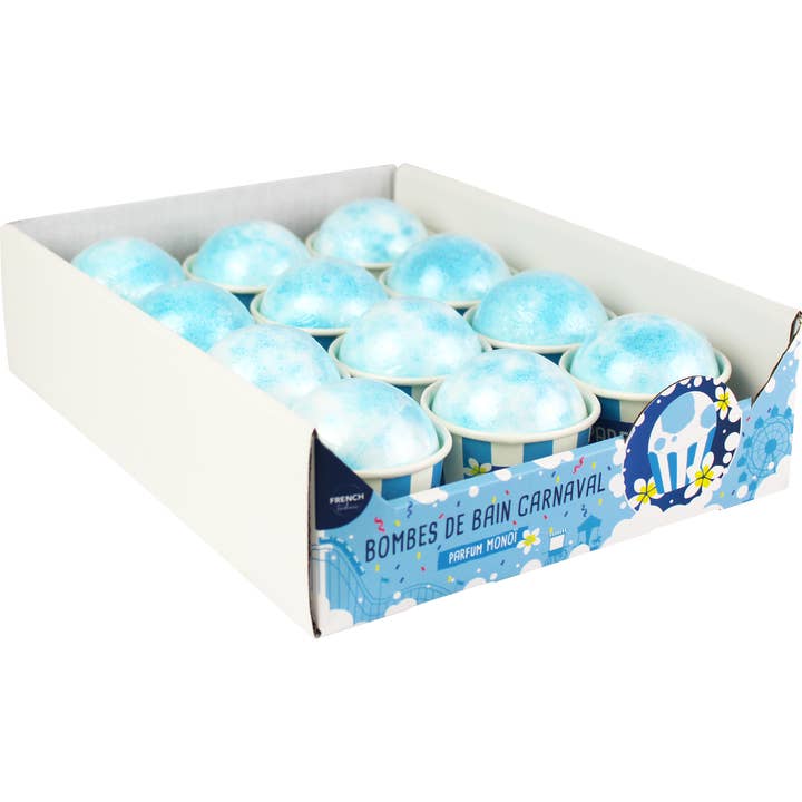 Badbomb 100 g - Karneval - Doft av Monoï för wholesale av FRENCH TENDANCE