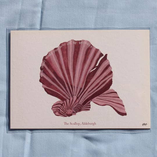 The Scallop, Aldeburgh – A5 Art Print for wholesale by Emma Holmes Art