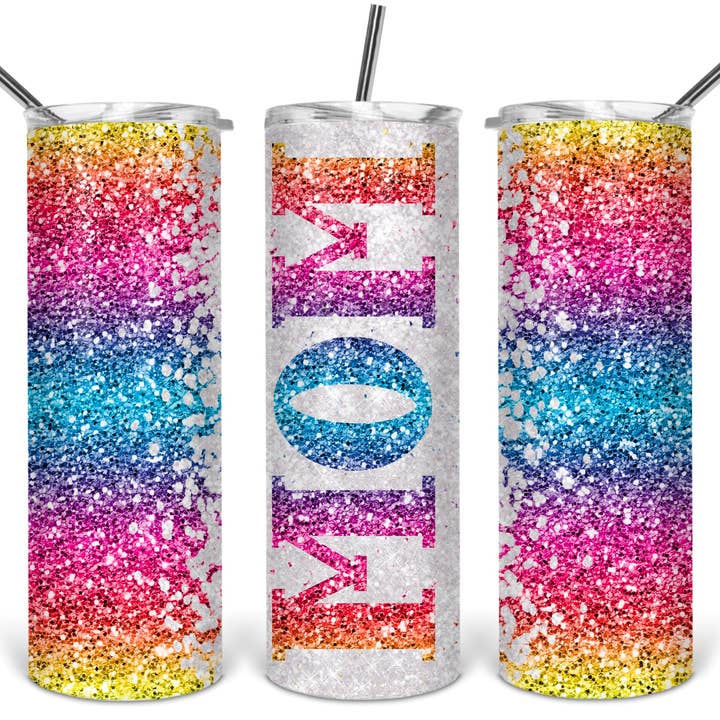 Mom, Rainbow Stripes - Wholesale for wholesale by Goalie Mom Designs