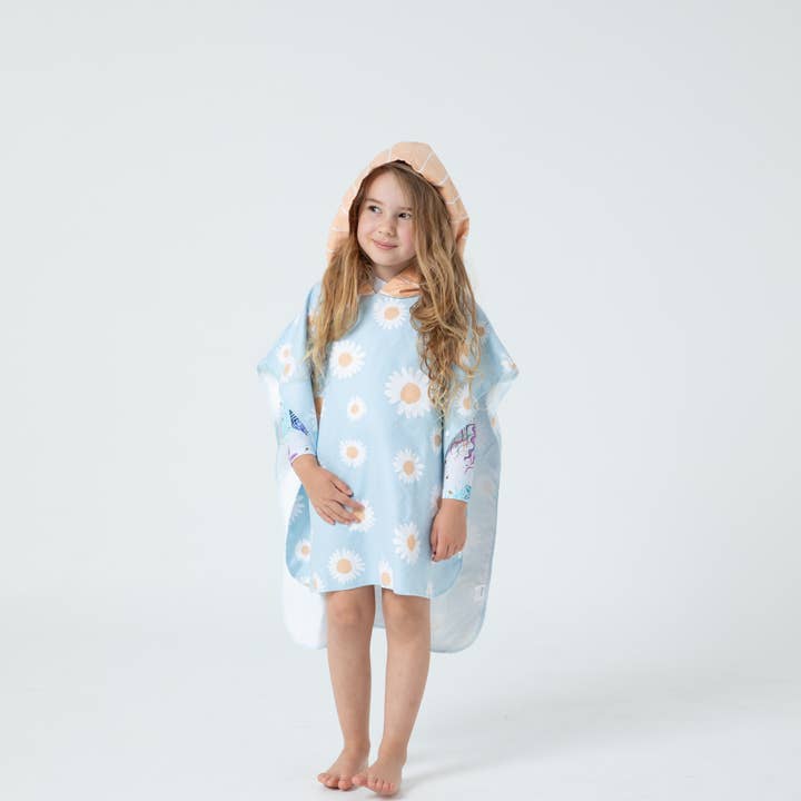 Sand Free Kids Hooded Towel - Daisy for wholesale by LESIMO