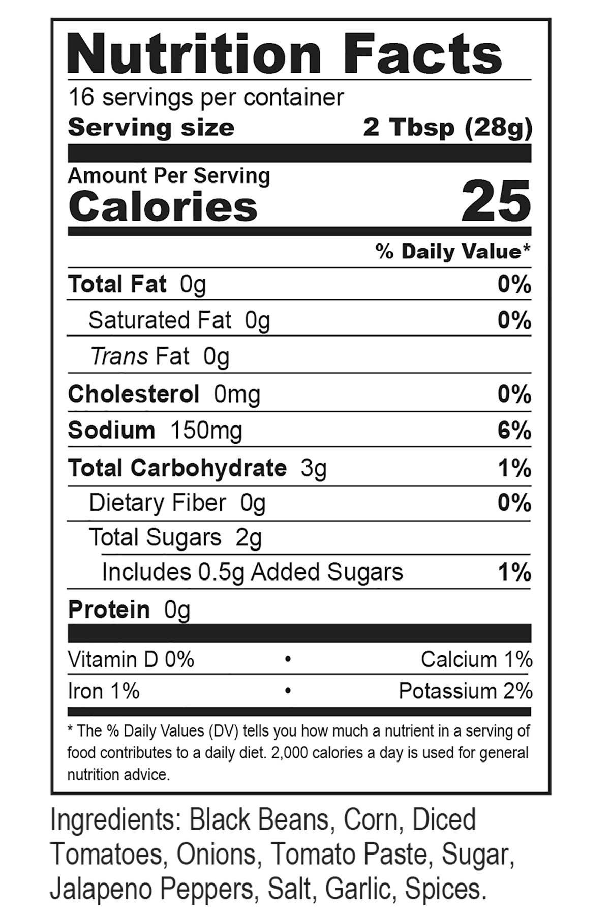 Cooper's Mill - Wholesale Salsa - Bean & Corn Salsa - Pint1