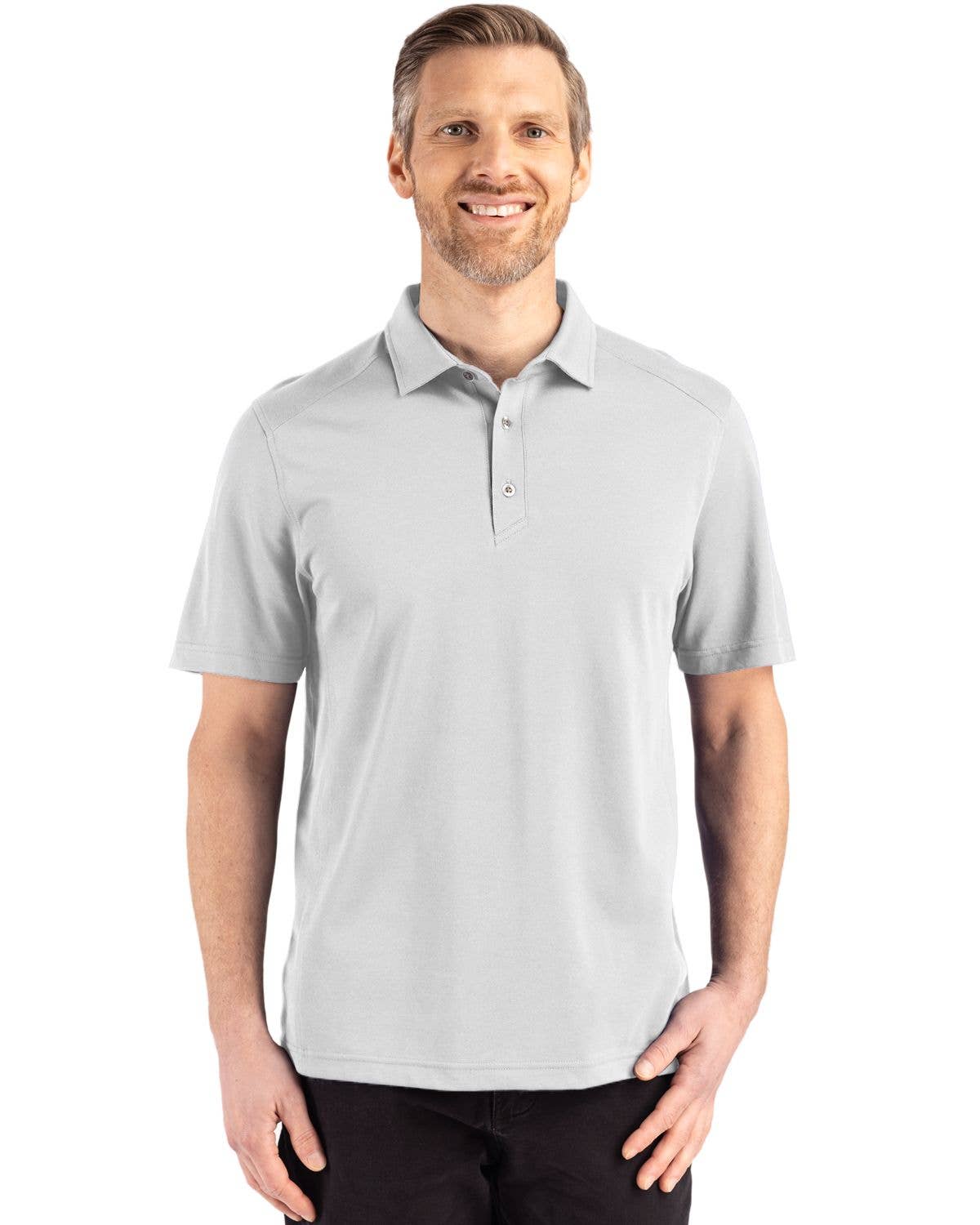 Cutter & Buck - Wholesale Polo - Men's - Cutter & Buck Advantage Refresh Mens Tri-Blend Pique Polo28