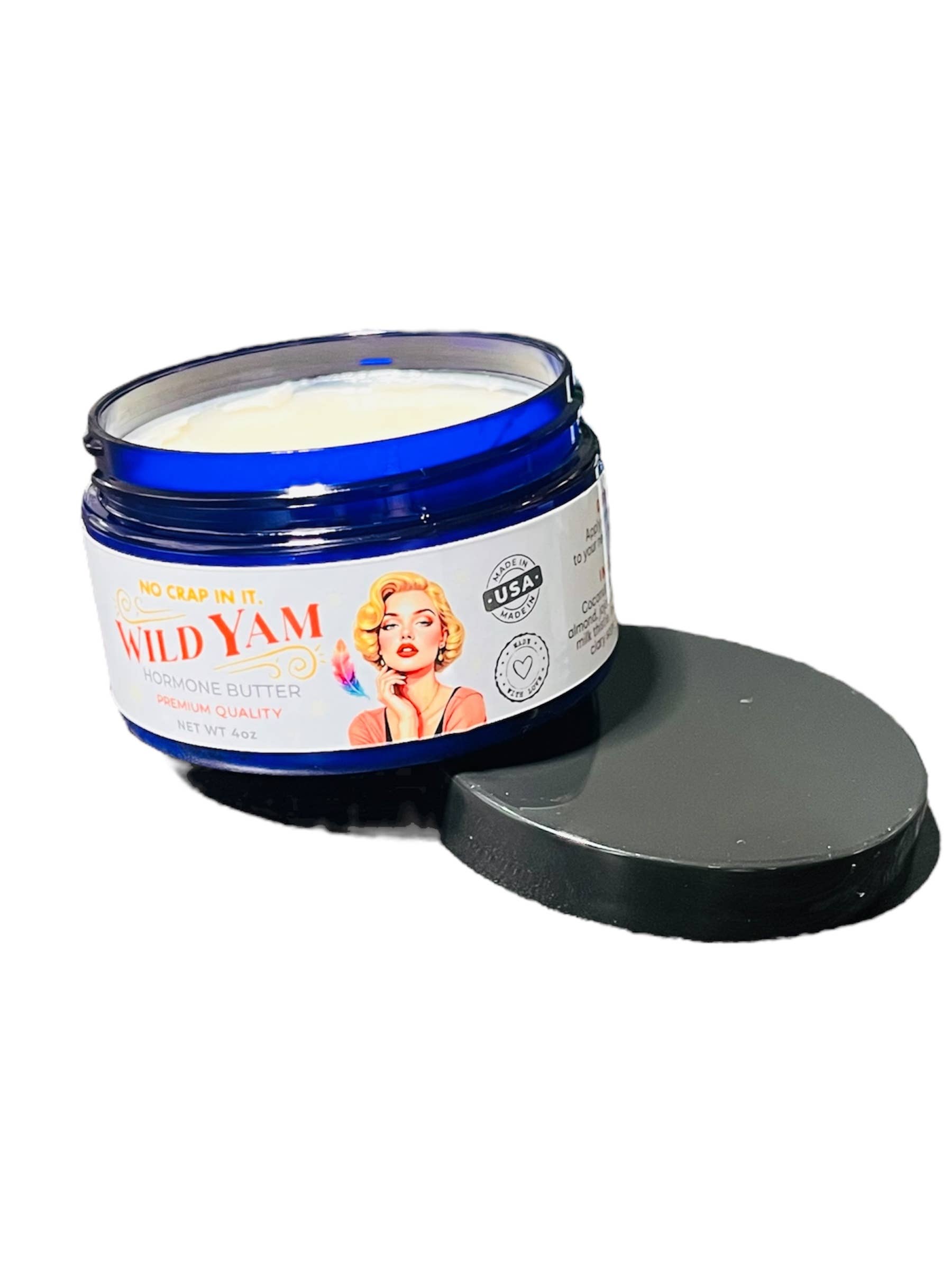 No Crap In It - Wholesale Body Balm/Butter - Wild Yam Hormone Butter2