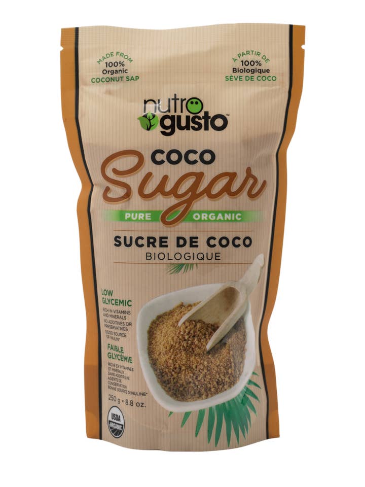 NutroGusto Organic Coconut Sugar 250g for wholesale by NutroGusto