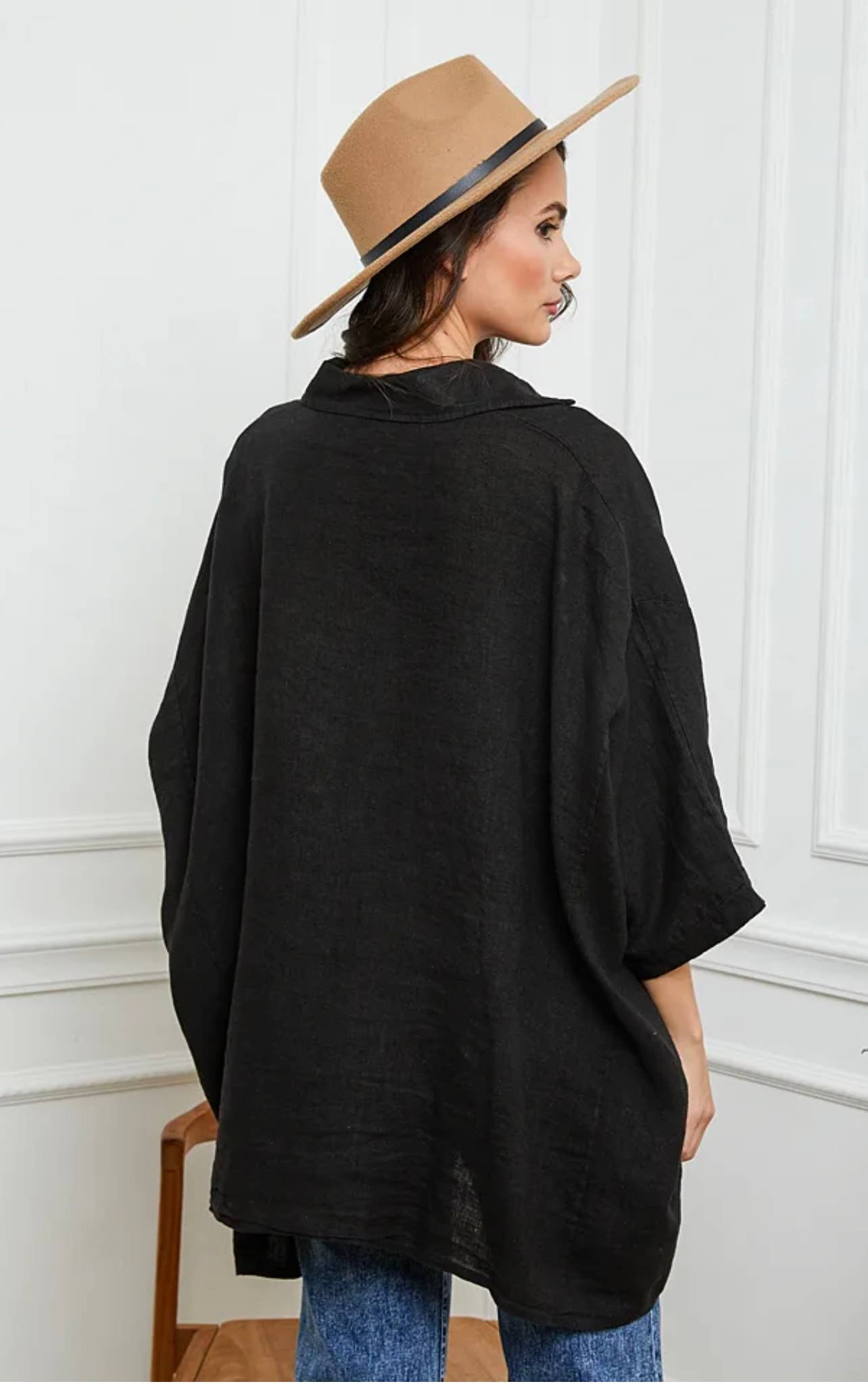 LÉA & LUC - Wholesale Button Down Shirt - Women's - 100% Linen Shirt REF. 285839