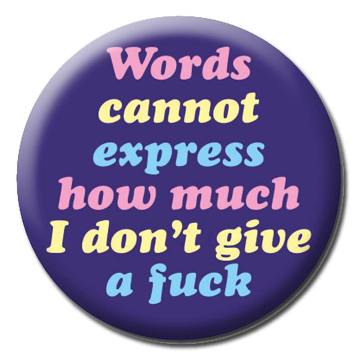 Ord kan ikke udtrykke Badge for engroshandel hos Dean Morris Cards