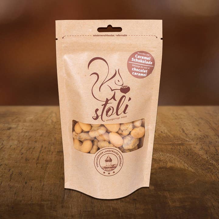 Caramel au chocolat et aux noix, 175 g, GQ375 pour la vente par Stoli