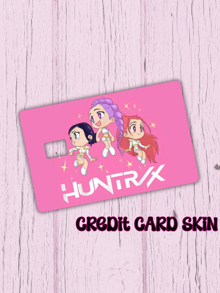 Adesivo para cartão de crédito/de débito anime fofo cor-de-rosa kawaii por atacado de Lalatina Shop