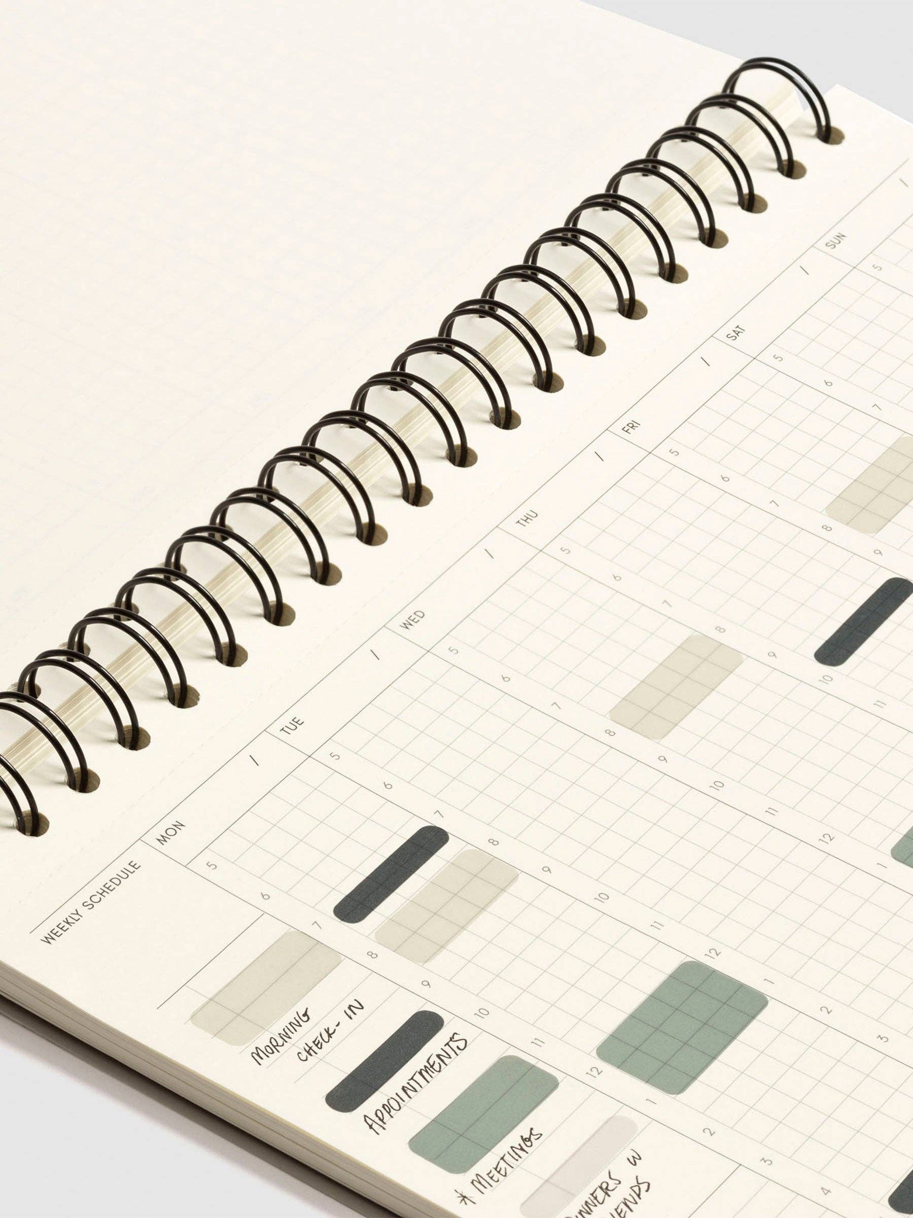 Cloth & Paper - Venta al por mayor Cuadernos - Cuaderno Time Block4