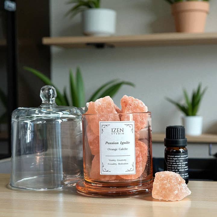 IZEN STUDIO - Wholesale Reed Diffuser - Crystal Essential Oil Diffuser| Aromatherapy Wellness Gift6