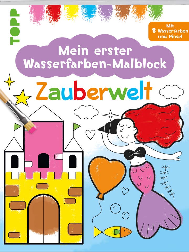 Meu Primeiro Bloco de Pintura a Água - Mundo Mágico por atacado de frechverlag TOPP & BusseSeewald