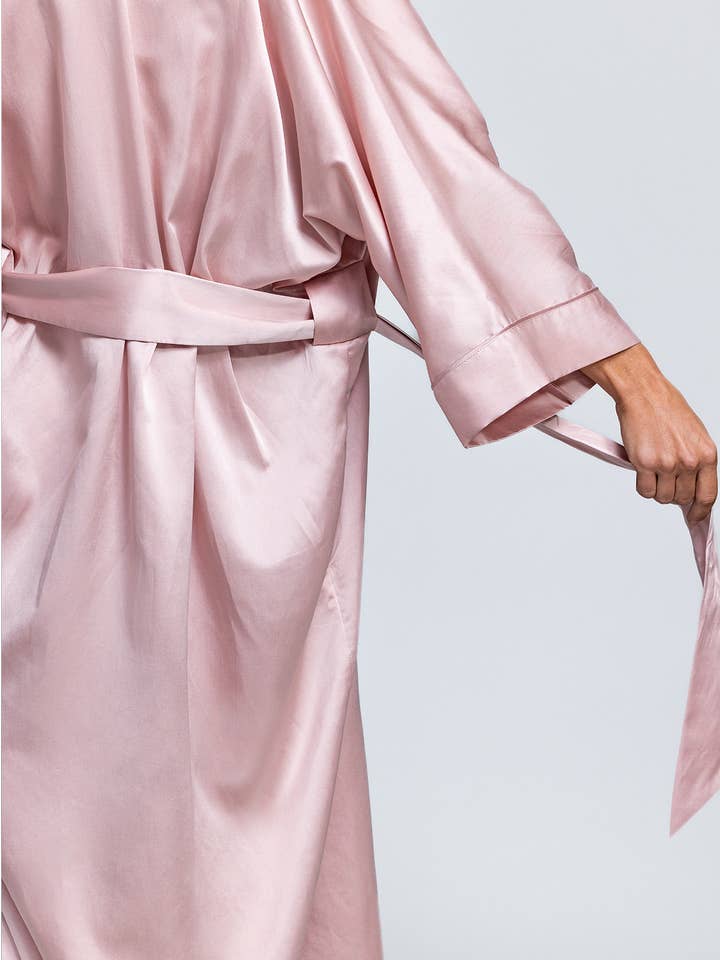 Meadow - Vente Peignoir – femme - Peignoir en soie style kimono11