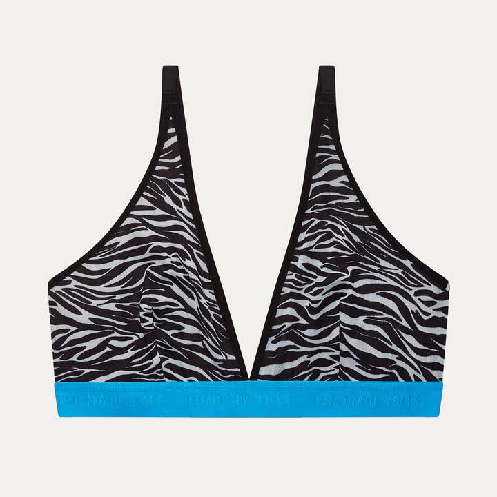Mesh Badass Bralette - Zebra for wholesale by Lemonade Dolls
