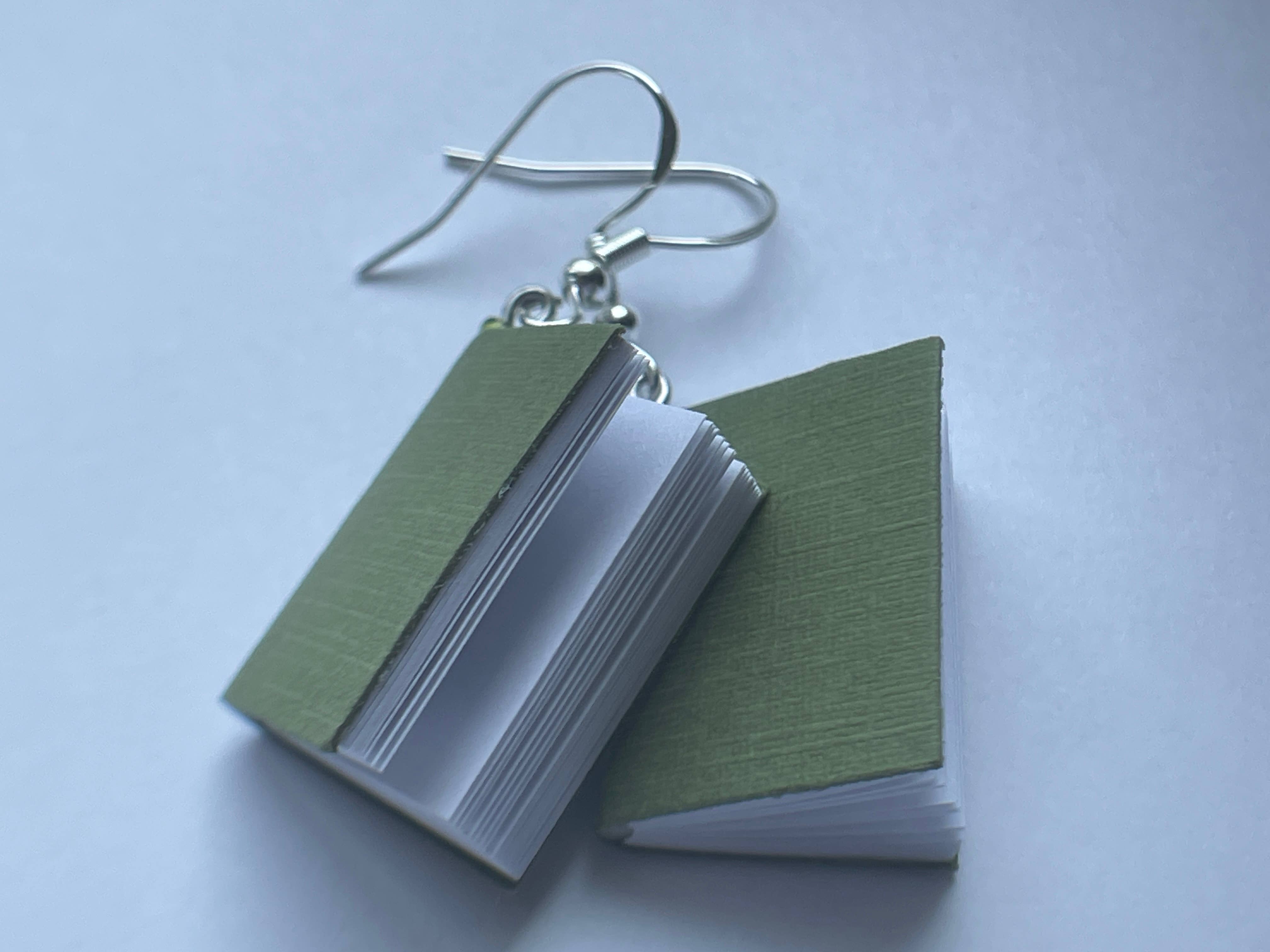 Sageware - Wholesale Dangle Earrings - Mini Book Earrings1