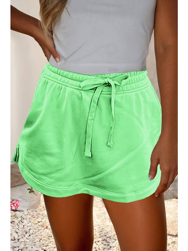 Little Daisy Closet - Wholesale Skort - Women's - LDC French Terry Drawstring Mini Skort 3