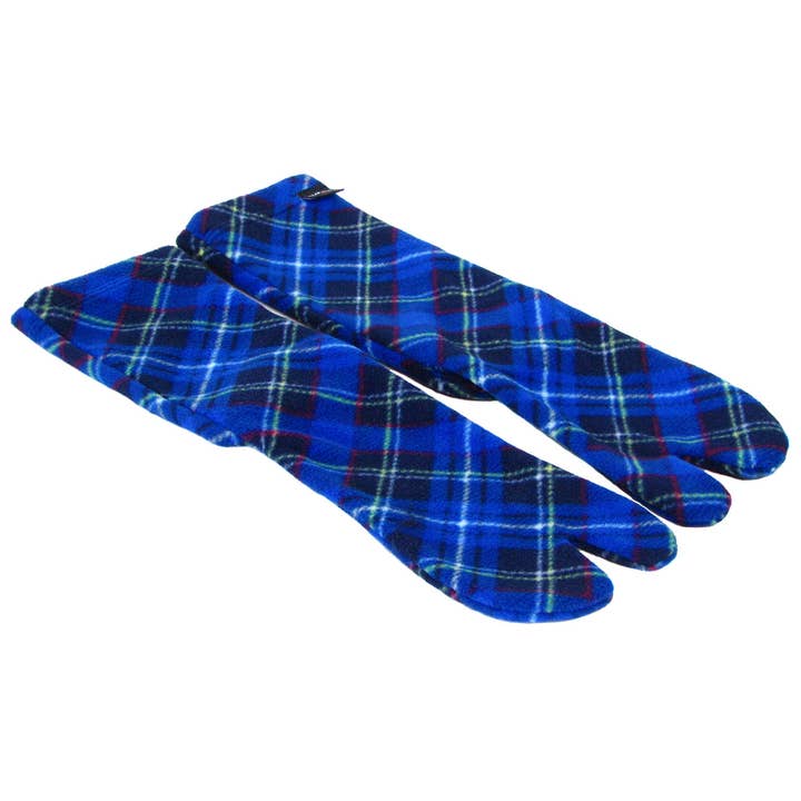 Polar Feet Fleece Tabi Socks - Blue Argyle for wholesale on Faire