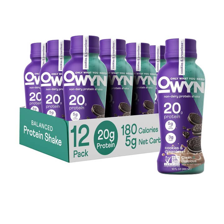 Oasis Snacks - Wholesale Protein/Superfood Powder - OWYN Vegan Plant-Based Protein Shakes, 12oz