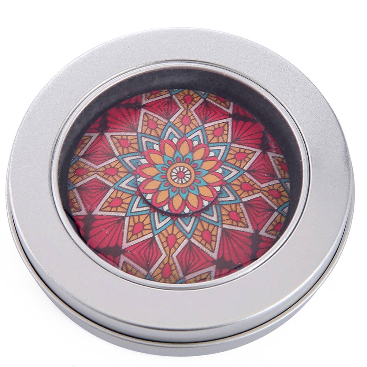 Mad Style - Wholesale Fidget Toy - Kids - Pink Mandala Mad Metal Spinner3