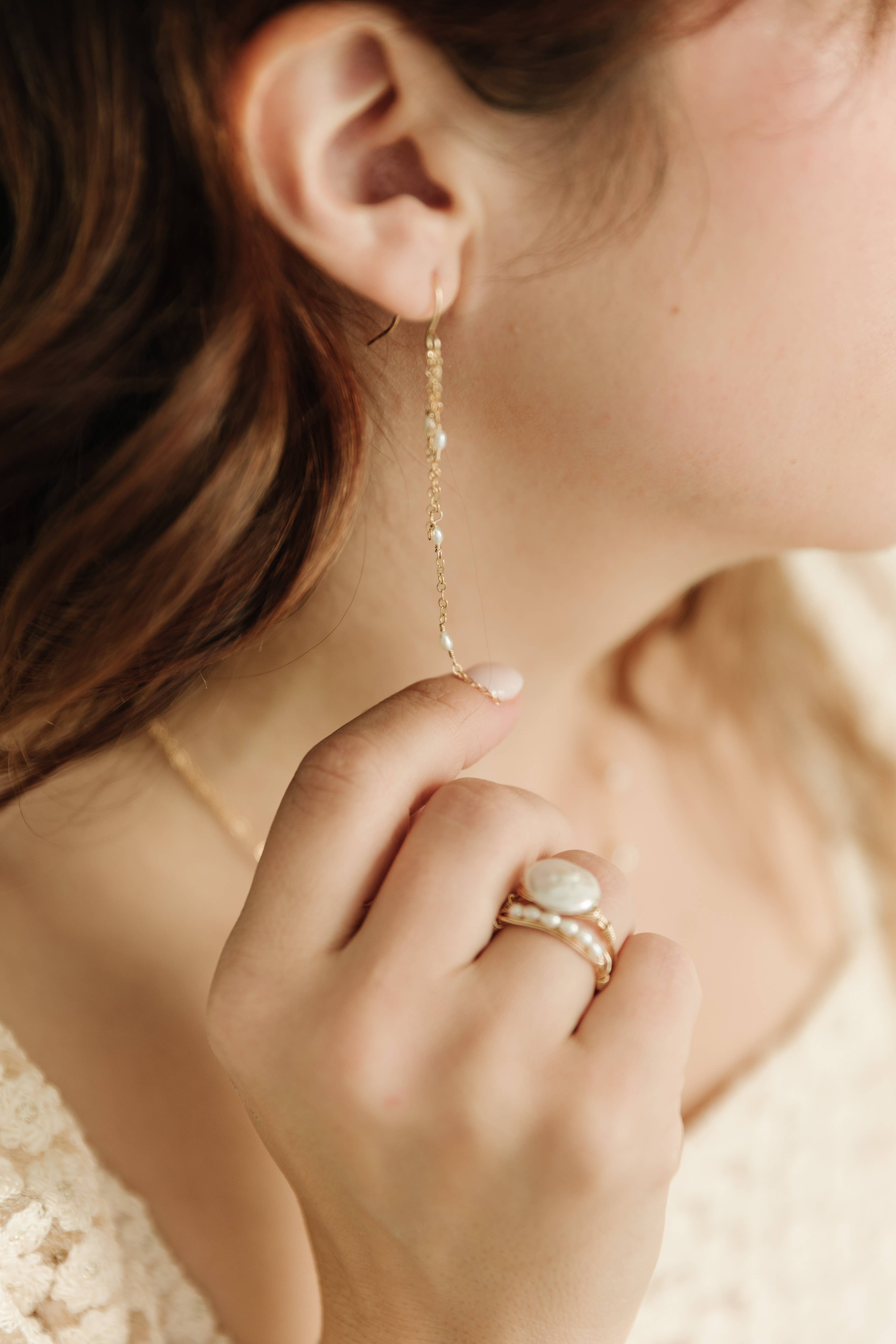 Seaflowerjewelry - Wholesale Single Stone/Solitaire Ring - Pearl Ring/freshwater coin pearl womens solitaire ring6