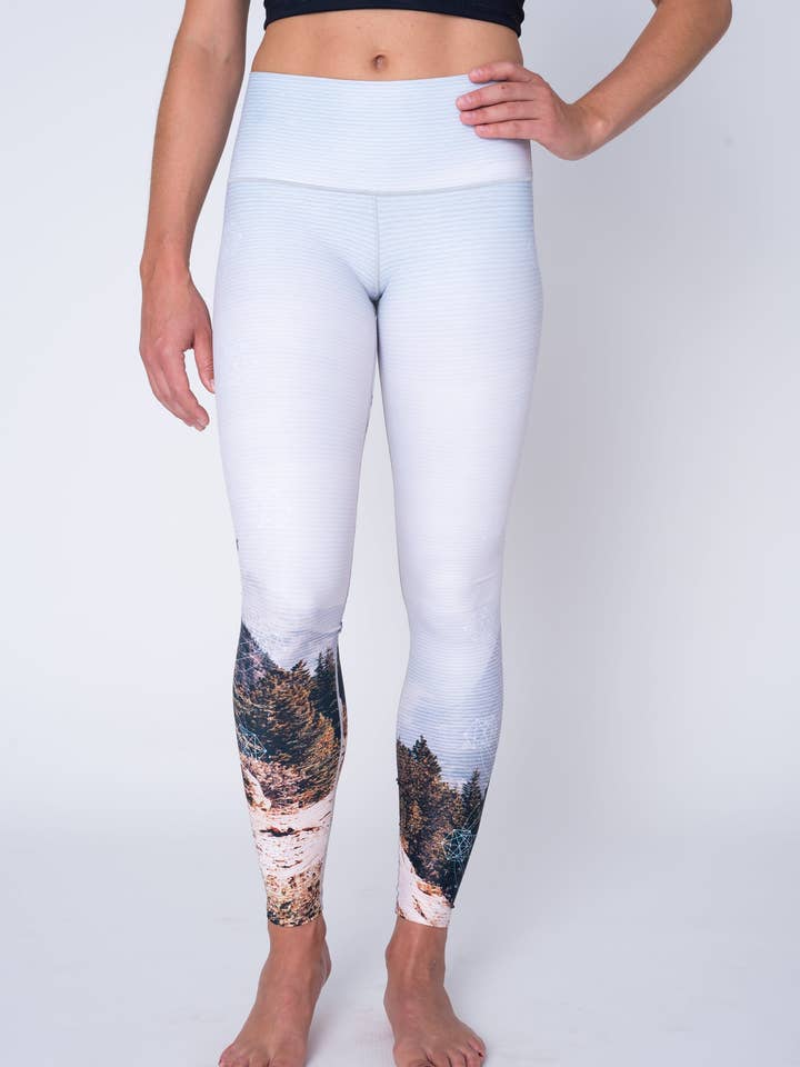 Yoga Pants Mountain Vista for wholesale by Colorado Threads