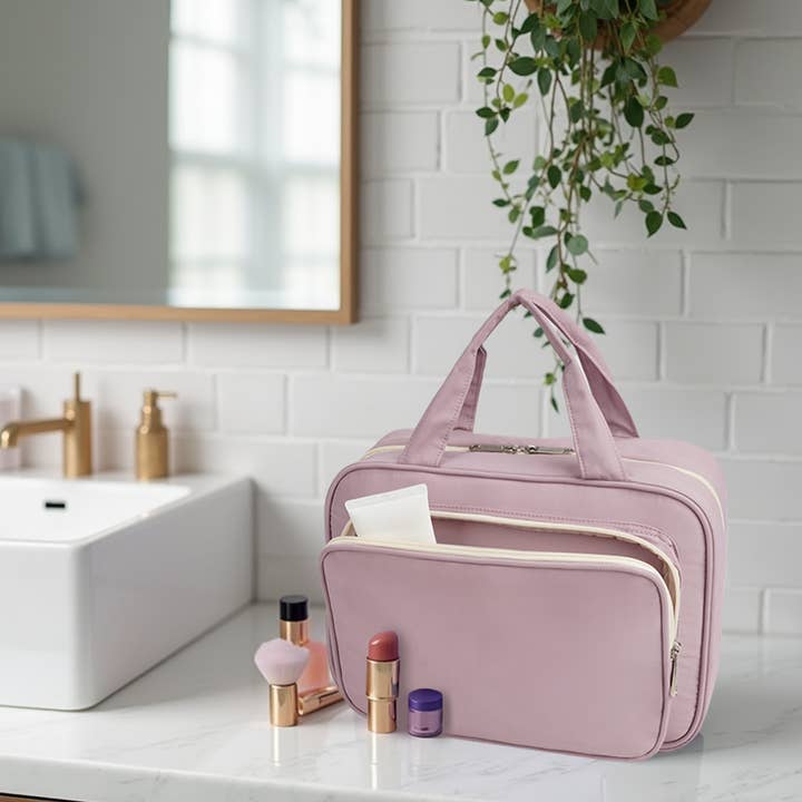 wandf - Wholesale Toiletry Bag - Women's - Large Capacity Waterproof Hanging Toiletry Bag Travel Bag51