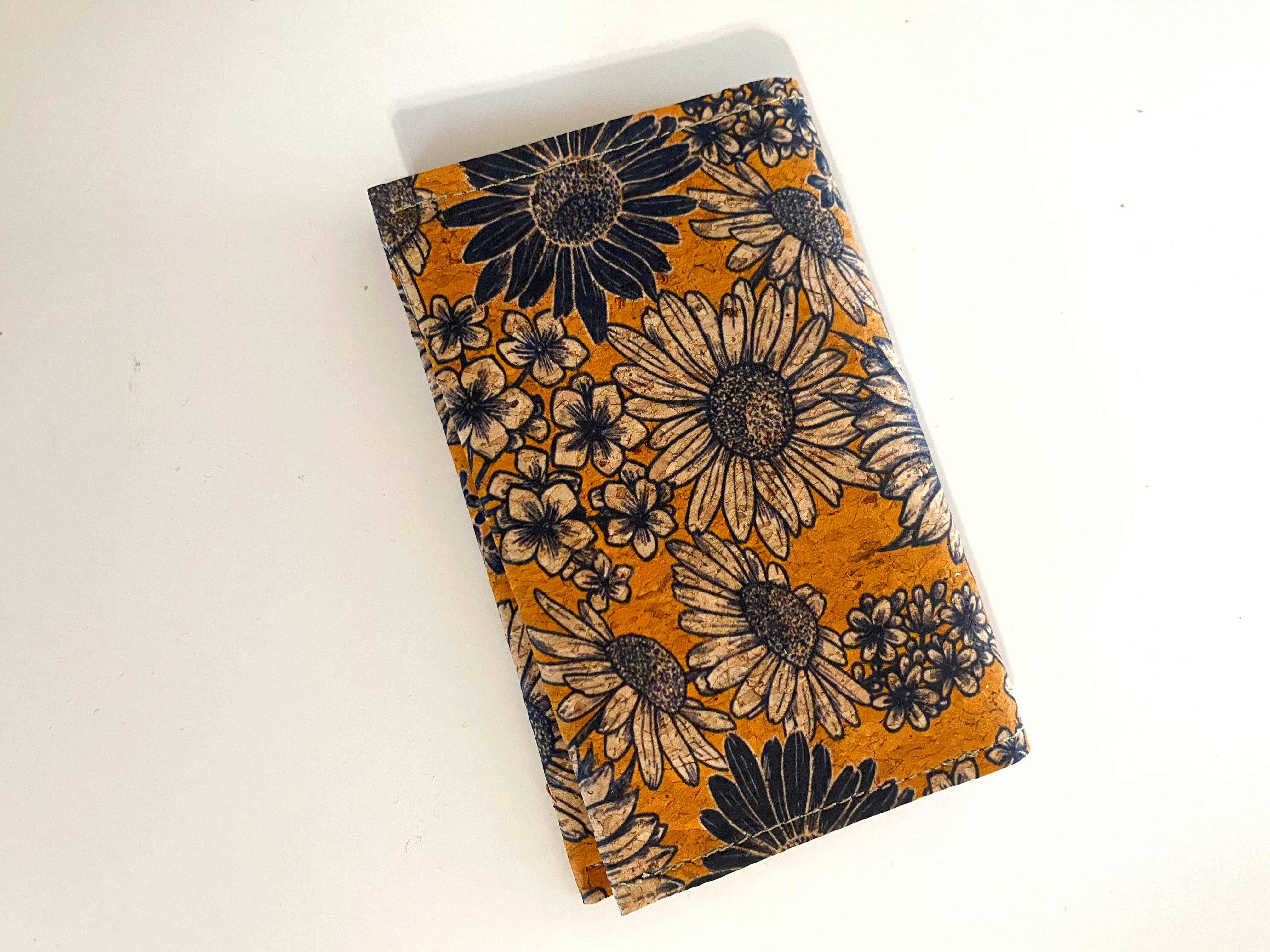 Alma Boheme Handmade - Vente Portefeuille – femme - Portefeuille pliant en liège avec motifs nature - Porte-cartes27