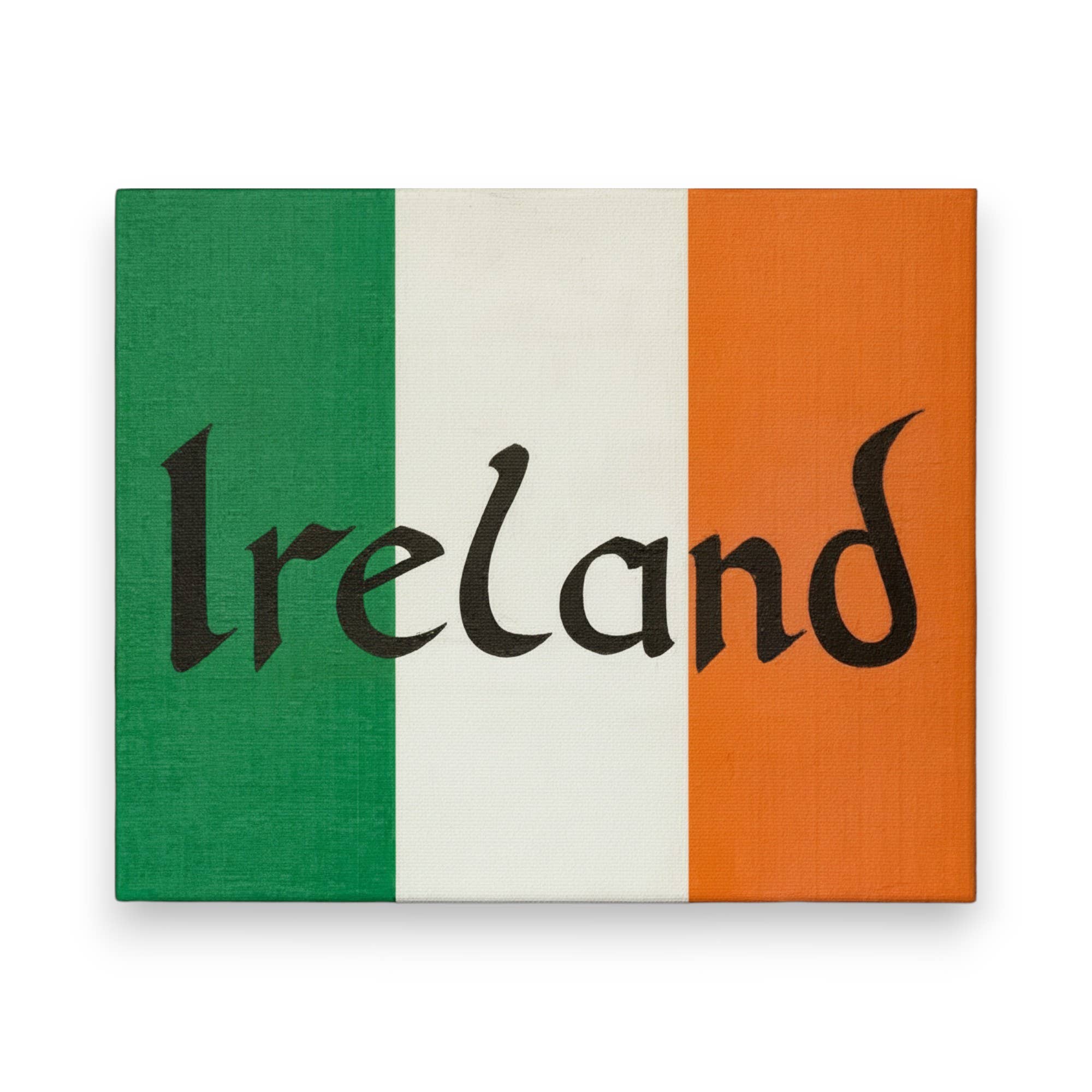 JennyGems - Vente Pancarte - Panneau en bois représentant le drapeau de l'Irlande, décor irlandais, jour de la Saint-Patrick0