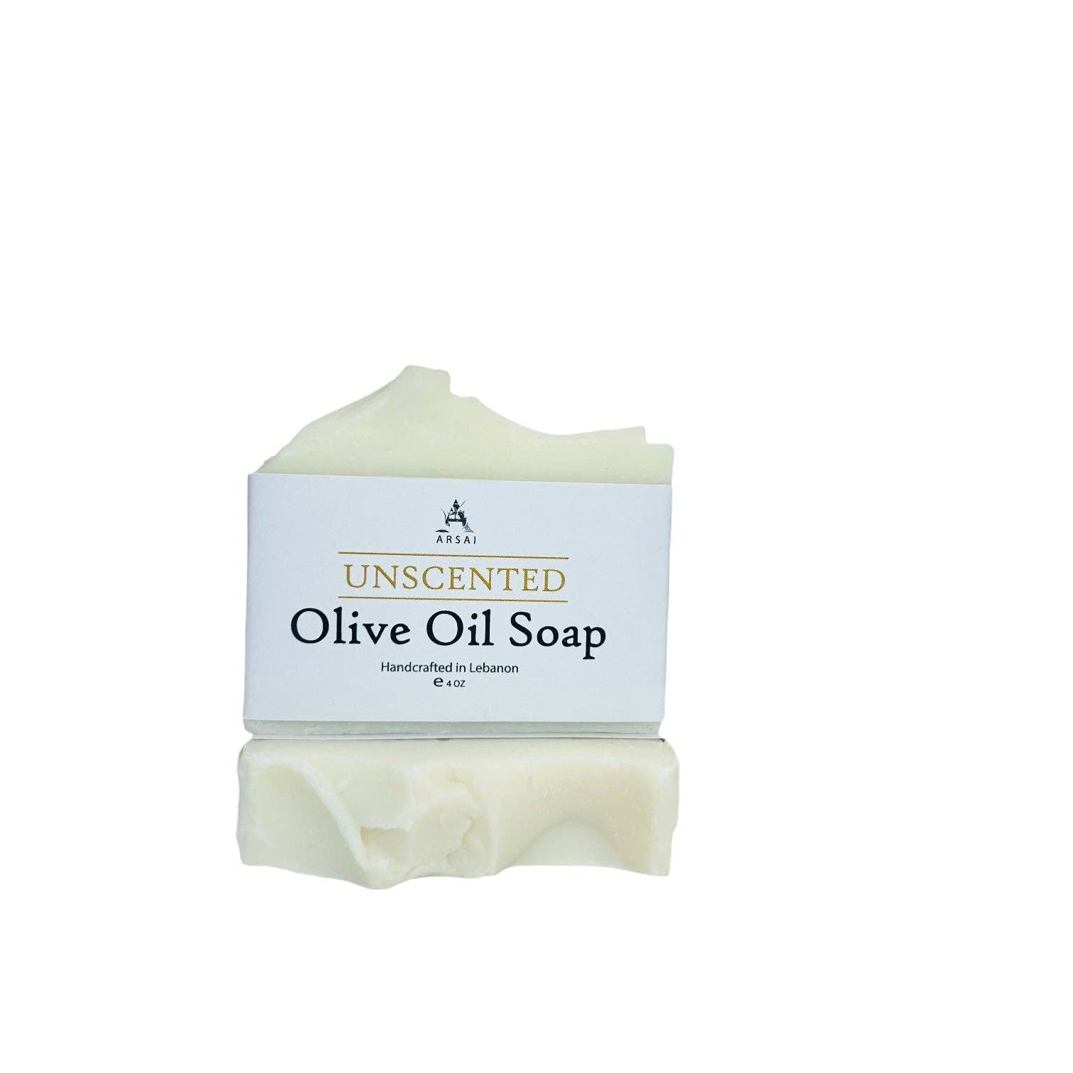 Arsai Soap - Wholesale Bar Soap - Unscented - Raw - Pure Olive Oil Soap Bar - Handcrafted - All-Natural - Moisturizing & Soothing - 4oz - For All Skin Types - Unisex1