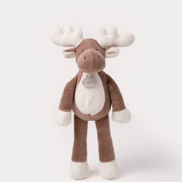 Teddykompaniet - Wholesale Stuffed/Plush Toy - Kids & Baby - Diinglisar Organic, Moose0