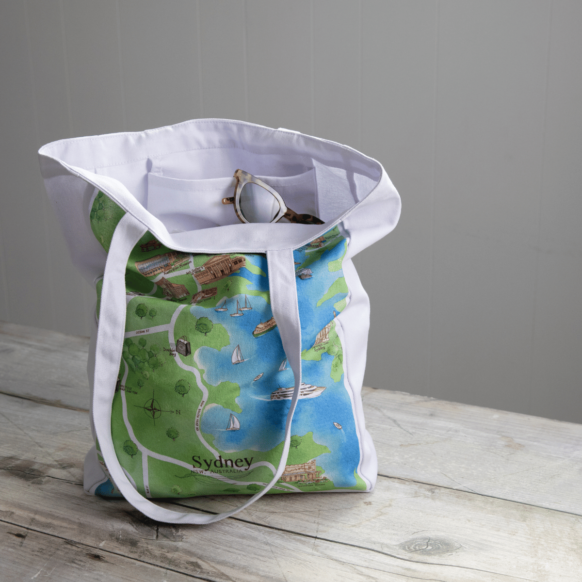 REMOVED BRAND - Wholesale Tote bag – Women's - Tote Bag Sydney Tourist Attractions Map3