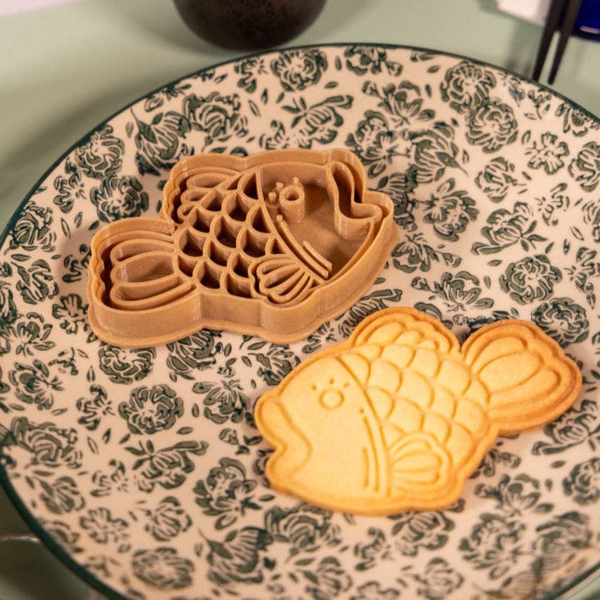 Uniberry 3D - Wholesale Cookie Cutter - Taiyaki Fish - cookie cutter1