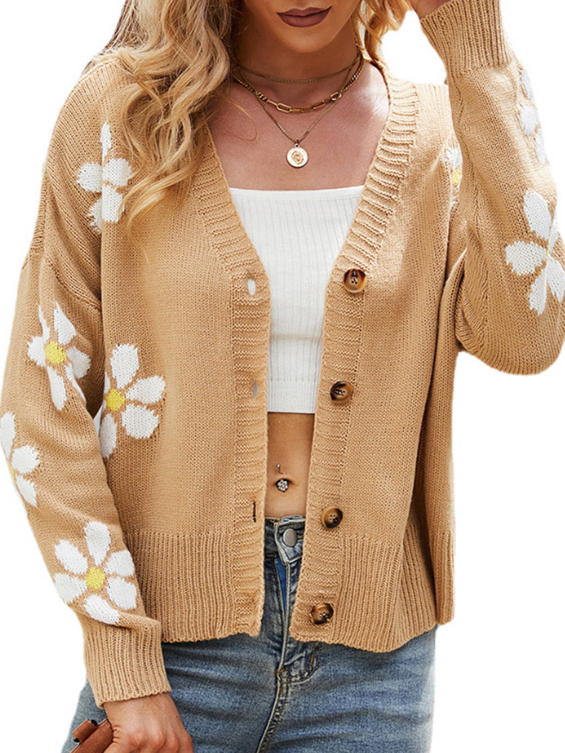 Wholesalesir - Vente Cardigan – femme - Veste en maille, pull ample, cardigan1
