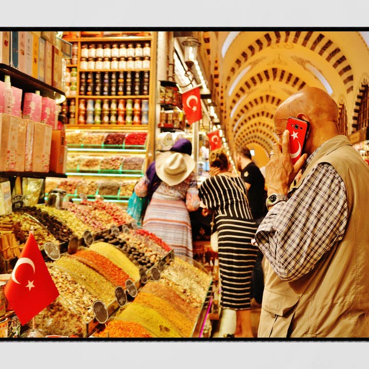 Turkije Istanbul Spice Bazaar Turkse wandkunstfotografie voor wholesale door Mo & Paul Photography