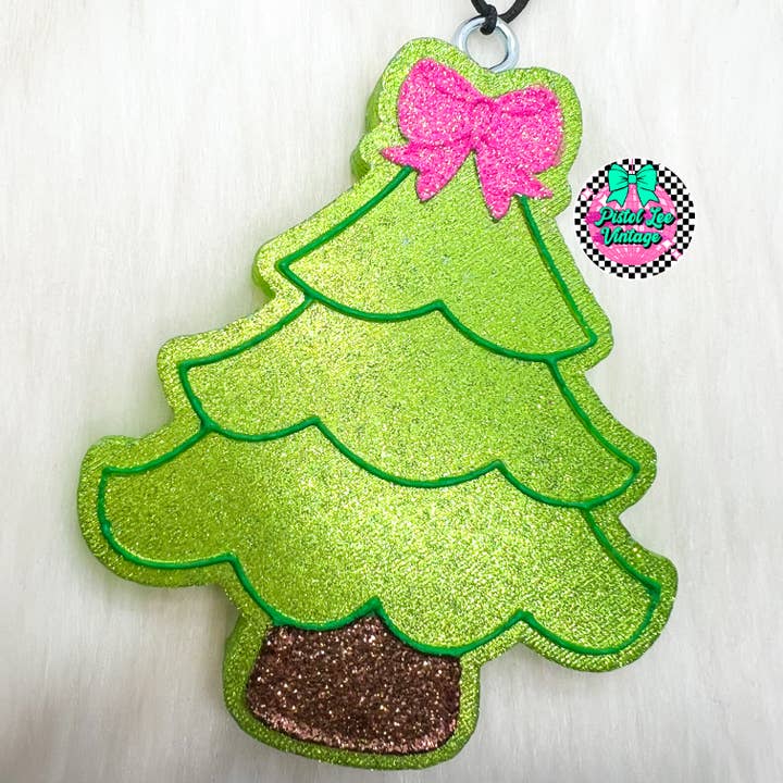 Pistol Lee Vintage - Wholesale Car Freshener - Unisex - Bow Christmas Tree Freshie