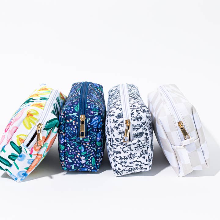 Anna Whitham Co. – estojo - Mulher por atacado – Bolsa Alison Floral com Zíper | Bolsa com zíper | Organizador Floral2