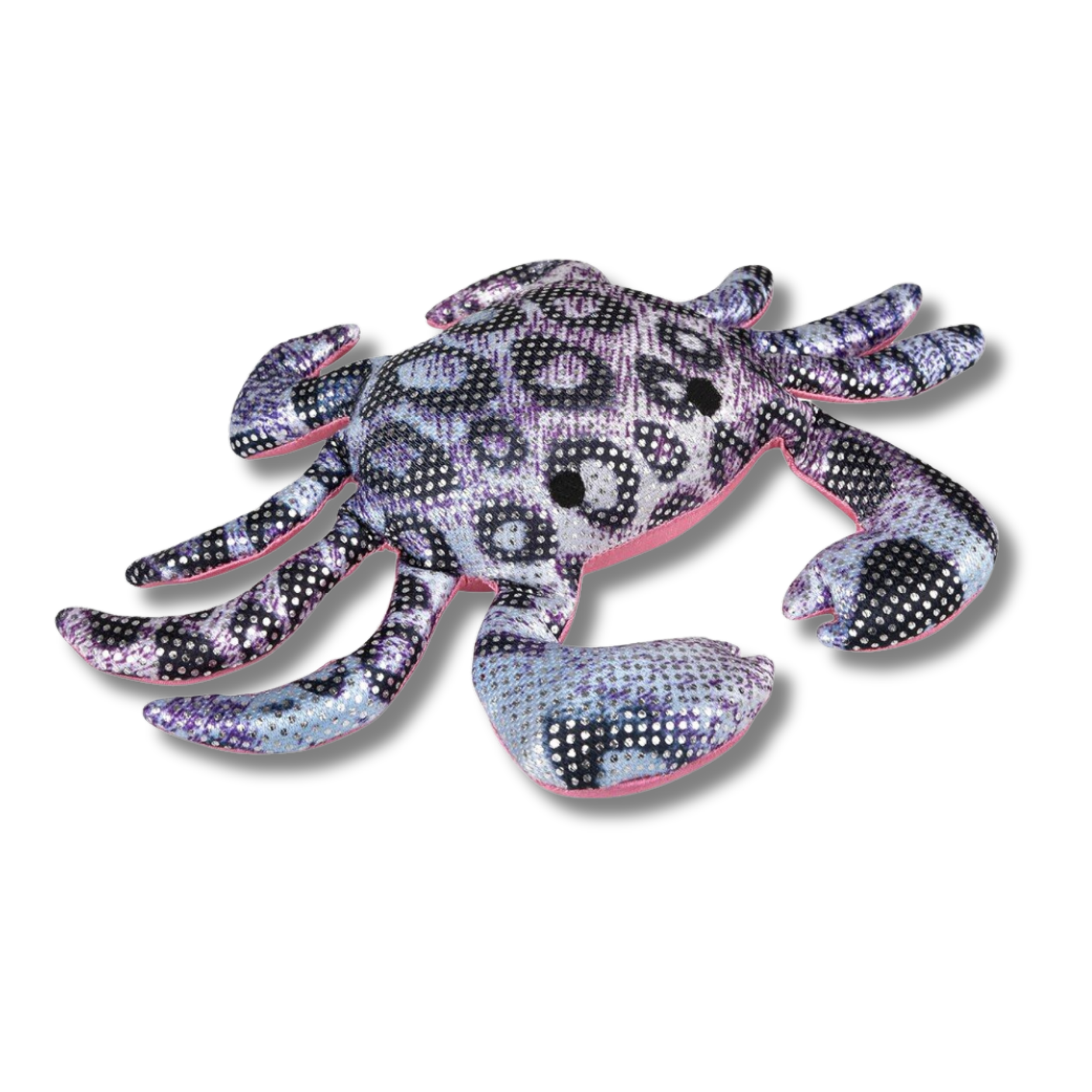 PR GROUPS LLC - Wholesale Stuffed/Plush Toy - Kids & Baby - Sparkly Soft Plush Crab Animal Toy For Kids - Assorted3
