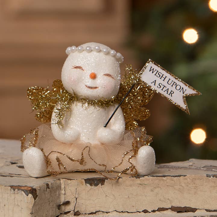 Bethany Lowe Designs - Wholesale Decorative Figurine - Wish Upon a Star Snow Angel0