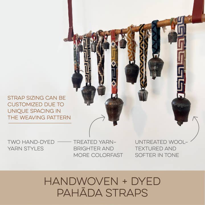 Hustle & Blush - Wholesale Bell - Vintage Handmade Pahāḍa Yak, Goat & Sheep's Bells from Himalayan Mountains of Nepal and Tibet;