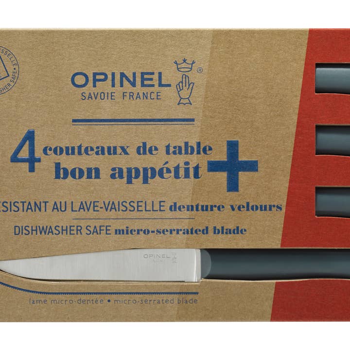 Opinel - Vente Sets de couteaux - Ensembles de couteaux à steak et de table Bon Appétit+ lavables au lave-vaisselle2