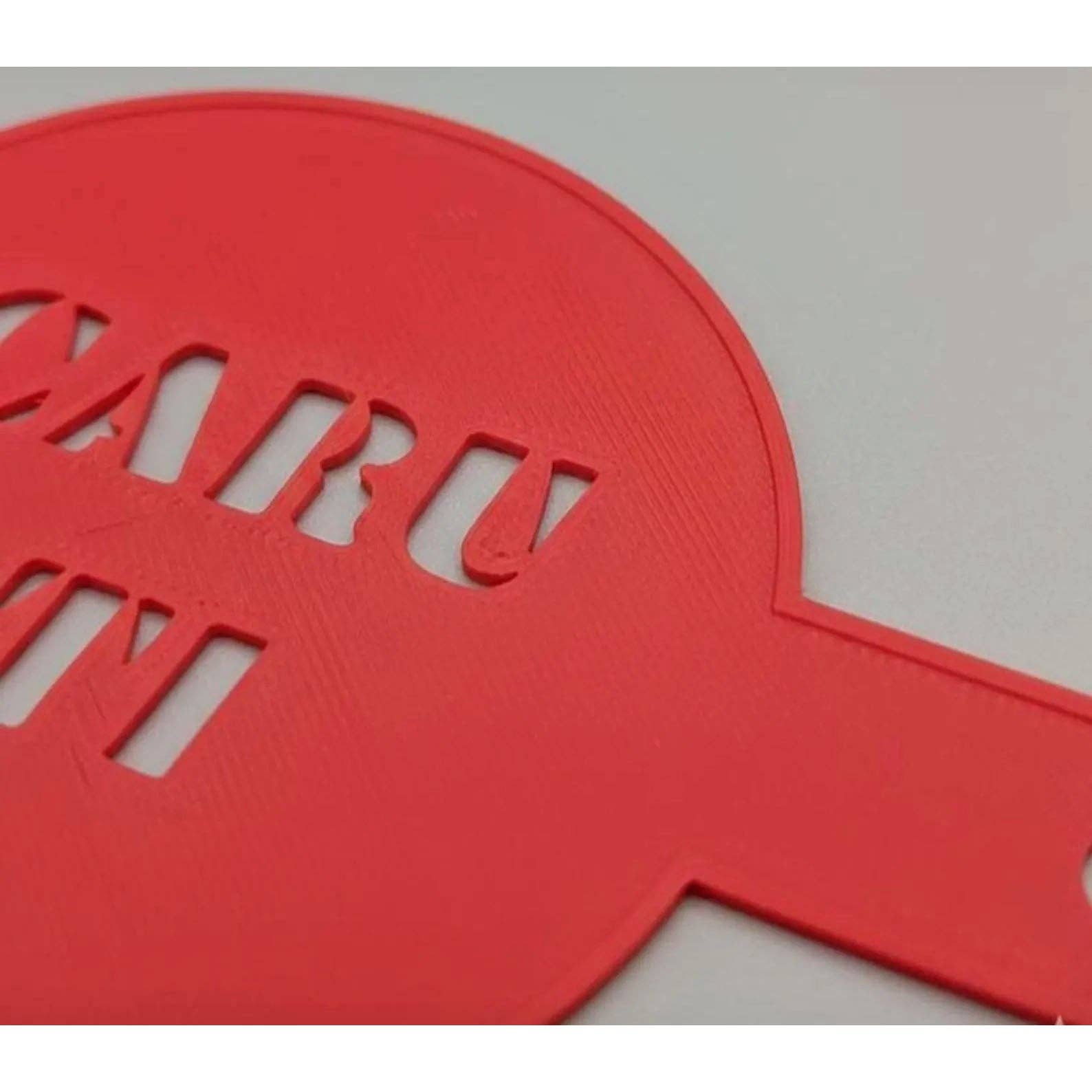 The Welsh Gift Shop - Wholesale Craft Tool - Stencil - Coffee / Latte Art - Caru Ti / Love You4