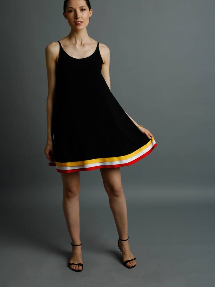 Tent Dress w Trim for wholesale by Luminaa