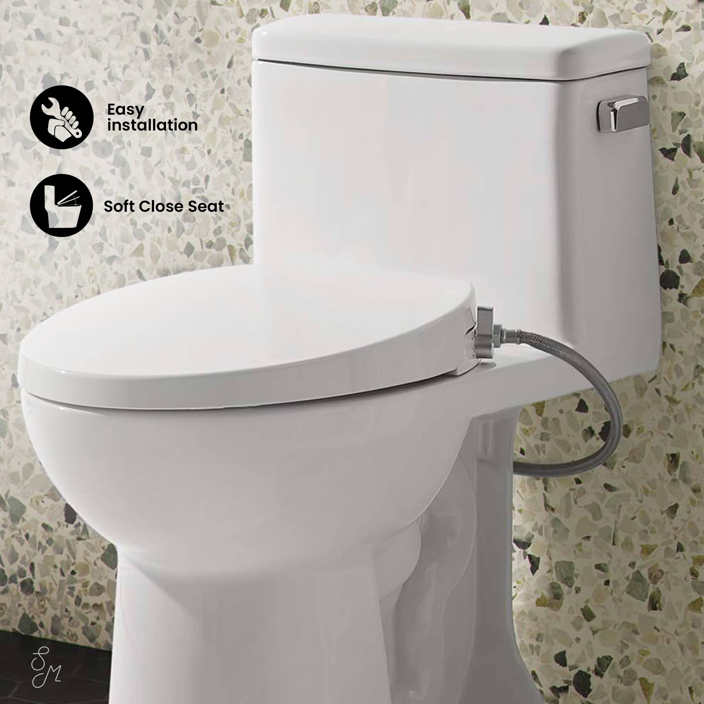 Swiss Madison - Wholesale Bathroom Accessory Set - Aqua Non-Electric Smart Toilet Seat Bidet5
