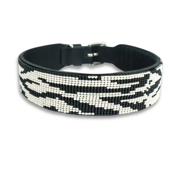Sambboho - Wholesale Pet Collar - Dog - Zebra Sambboho Dog Collar by Gabriel Feitosa