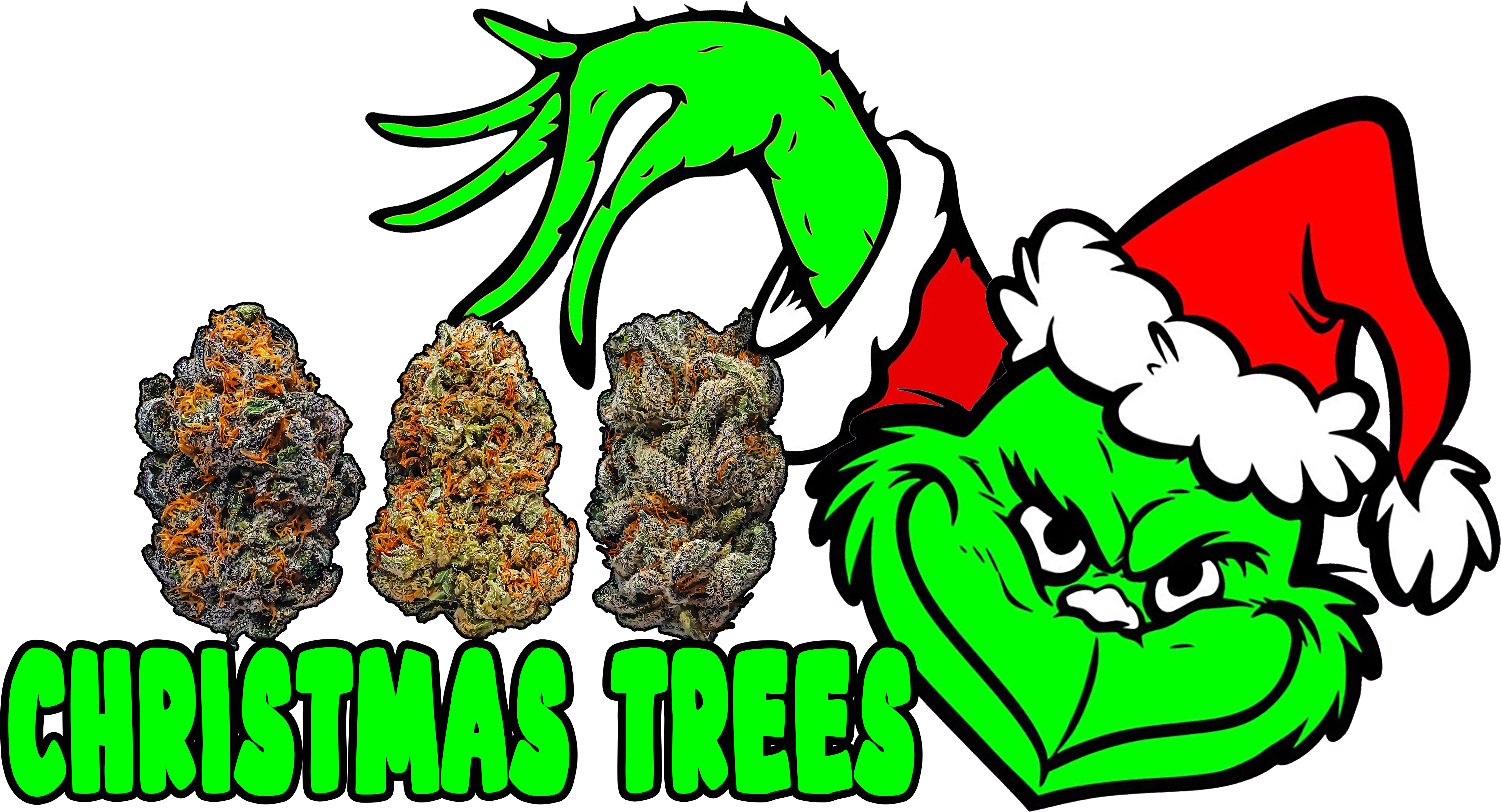 ROTD Crafter's Corner - Wholesale Sublimation Transfer - Grinch Christmas Trees DTF Print0