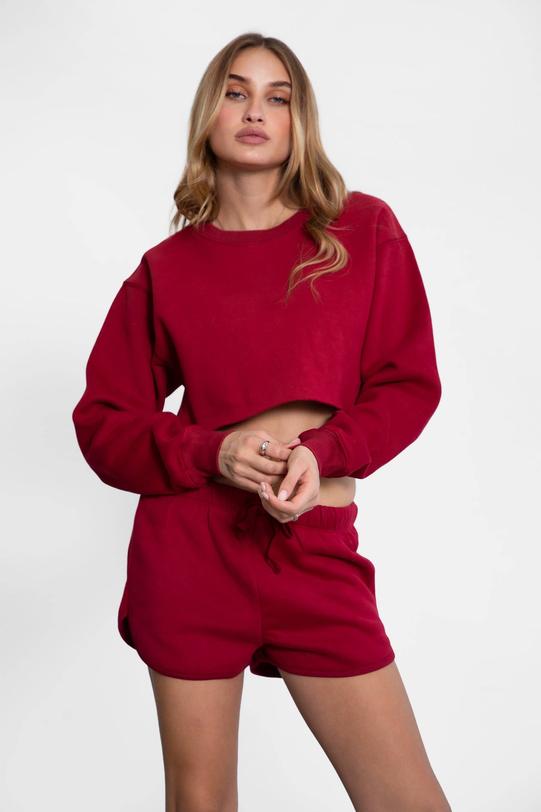 TICTOC - Venta al por mayor Sudadera - Mujer - Sudadera de felpa de lana MOMA con cuello redondo para estar en casa6