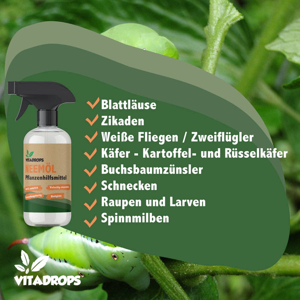 Close Up GmbH - Wholesale Insect Repellent - Vitadrops Neem Oil Plant Protection Spray Neem Oil4