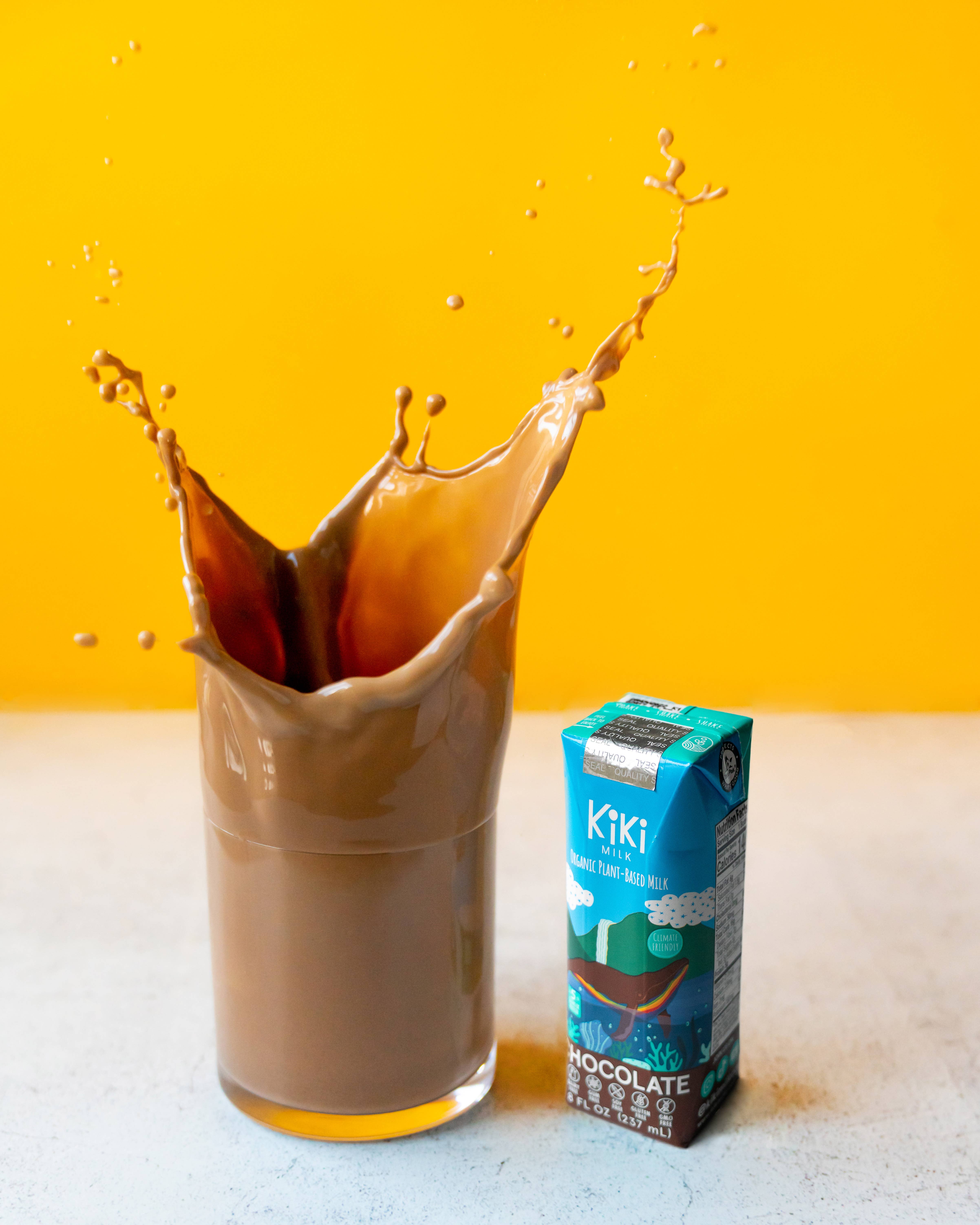 Kiki Milk - Wholesale Non-Dairy Milk - Kiki Milk Chocolate - 8oz - Pack of 125