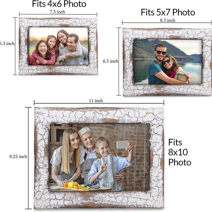 REMOVED BRAND - Wholesale Picture frame - Farmhouse Picture Frames Distressed Wood Rustic Picture Fram1